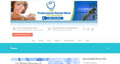 Desktop Screenshot of dentalprofessionaldr.com